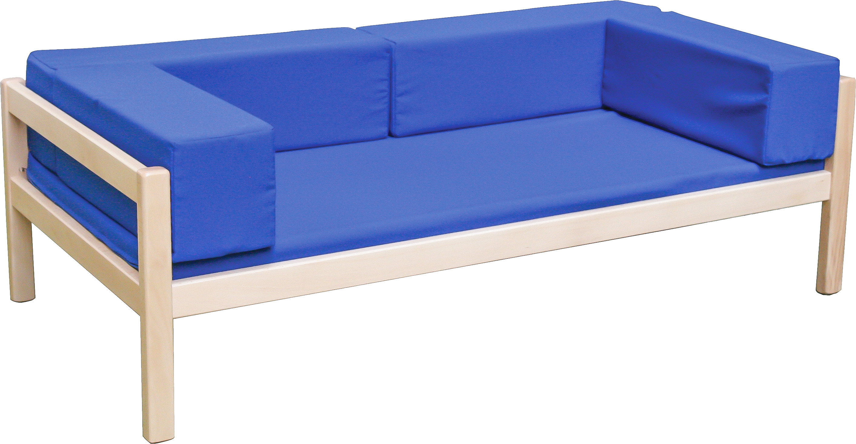 Lili kanapé - kék szivaccsal - gyerekeknek